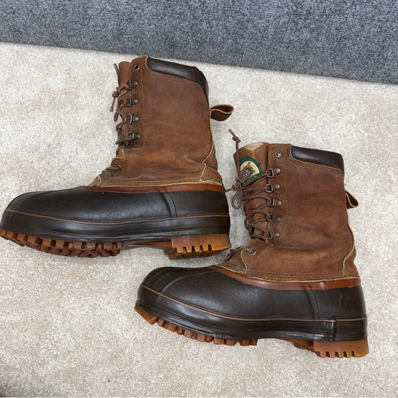 Vintage Red Wing Irish Setter Duck well worn Boots Mens size 8 - Picture 13 of 16